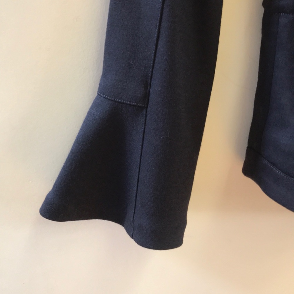 Chloé Navy Virgin Wool snap up jacket - Picture 3 of 7
